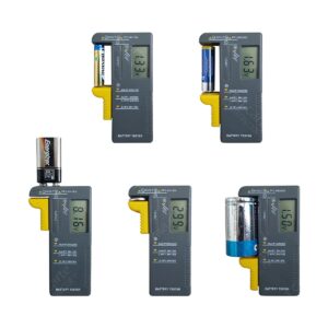 Testeur de pile / batterie 1,2V à 9V – AAA, AA, C, D, PP3 et piles bouton